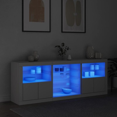 Side cabinet with LED...