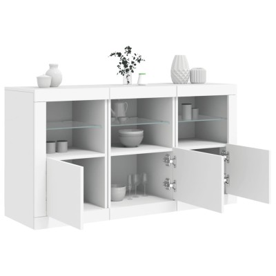 Side cabinet with LED...