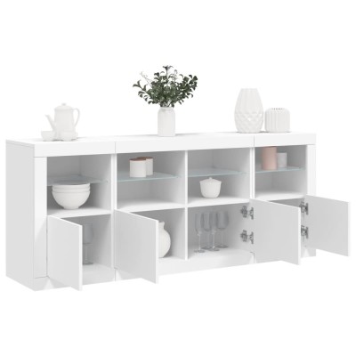 Side cabinet with LED...