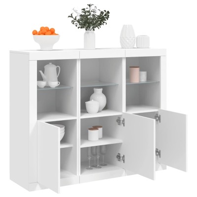 Side cabinets with LED, 3...