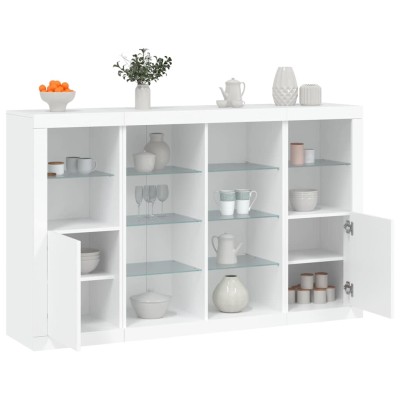 Side cabinets with LED, 3...