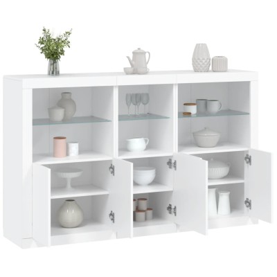 Side cabinet with LED...