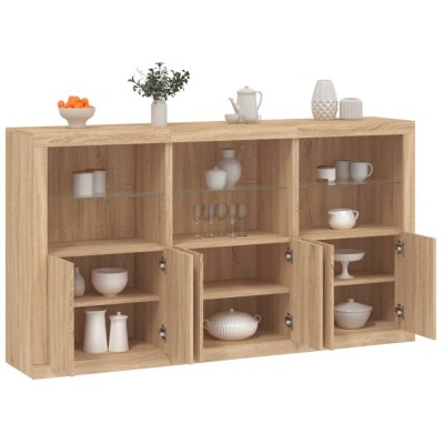 Side cabinet with LED...