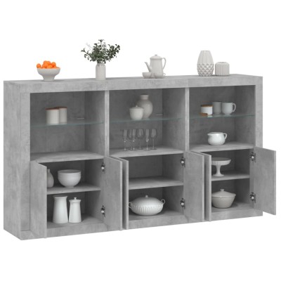 Side cabinet with LED...