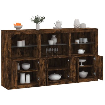 Side cabinet with LED...