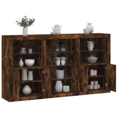 Side cabinet with LED...