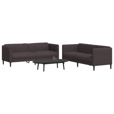 Sofa set, 2 parts, dark...