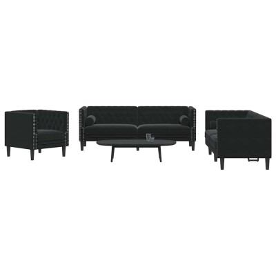 Chesterfield sofa set with...