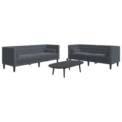 Chesterfield sofa set with...