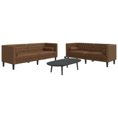 Chesterfield sofa set with...