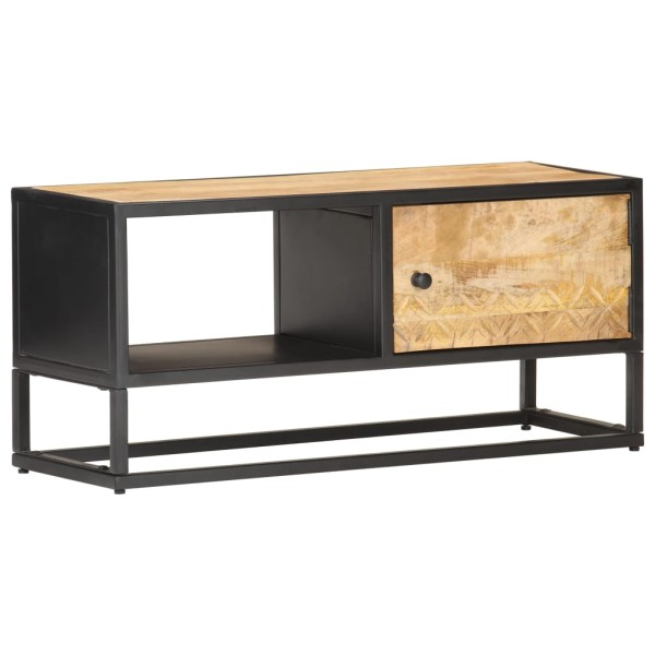 TV cabinet, 90x30x40cm, solid mango wood