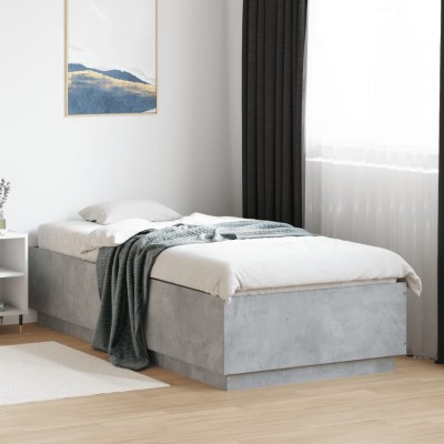 Bed frame, concrete gray...