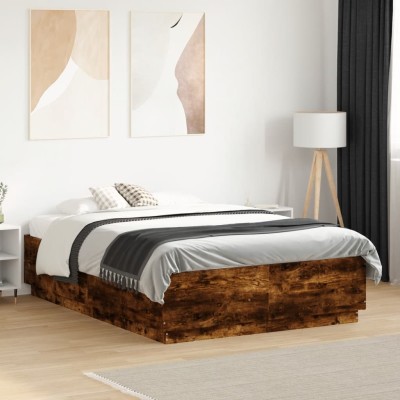 Bed frame, smoky oak,...