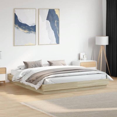 Bed frame, sonoma oak...