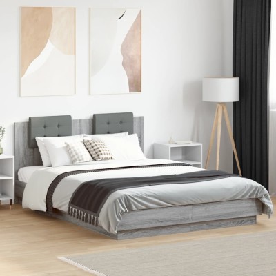 Bed frame with headboard,...