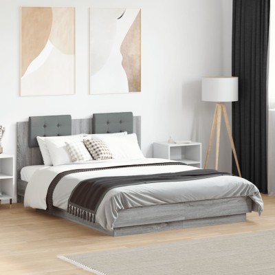 Bed frame with headboard,...