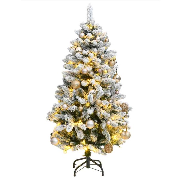 Christmas tree with articulated branches/LED/toys, 150cm