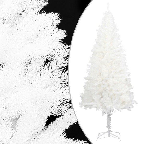 Artificial Christmas tree, white, 150cm, with realistic needles