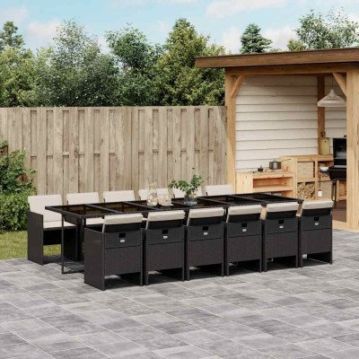 Garden set with cushions,...