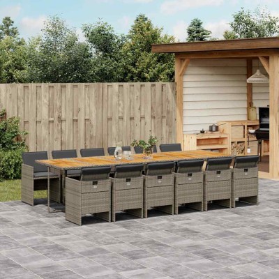 Garden set with cushions,...