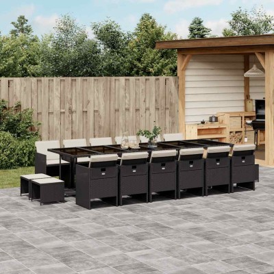 Garden set with cushions,...