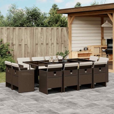 Garden set with cushions,...
