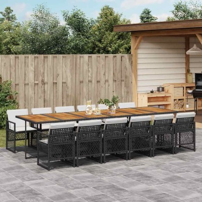Garden set with cushions,...