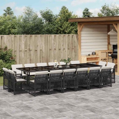 Garden set with cushions,...