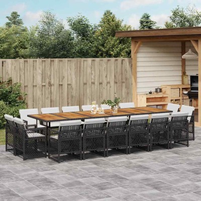 Garden set with cushions,...