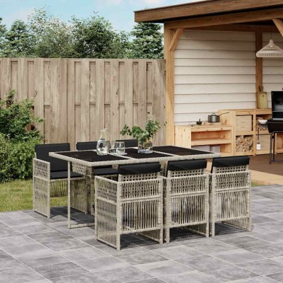 Garden set with cushions, 7...