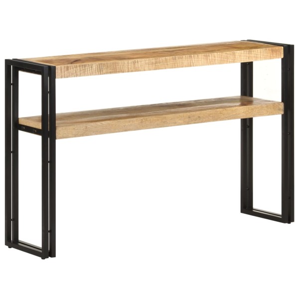 Console table, 120x30x75cm, untreated mango wood