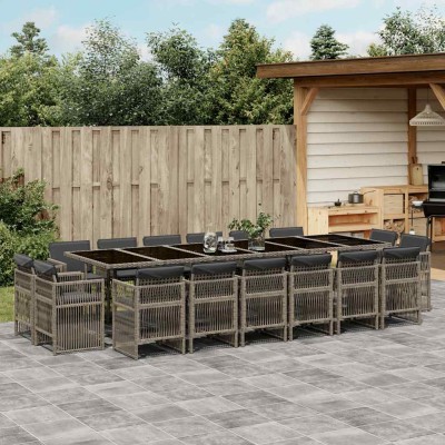 Garden set with cushions,...