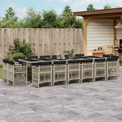 Garden set with cushions,...