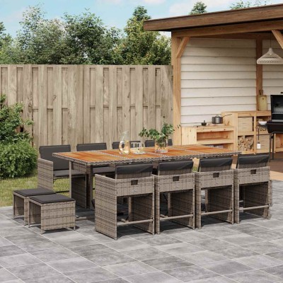 Garden set with cushions,...