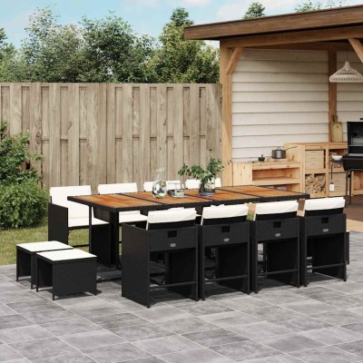 Garden set with cushions,...