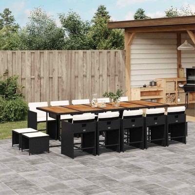 Garden set with cushions,...