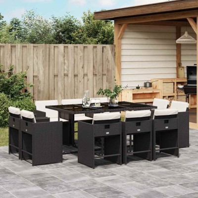 Garden set with cushions,...