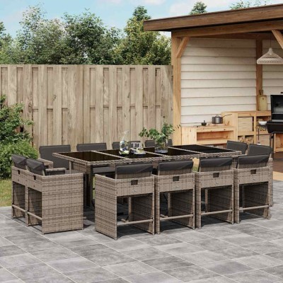 Garden set with cushions,...