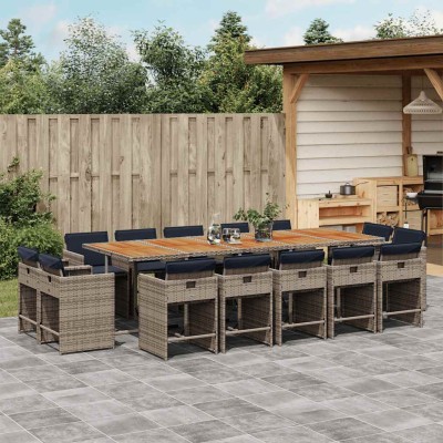 Garden set with cushions,...