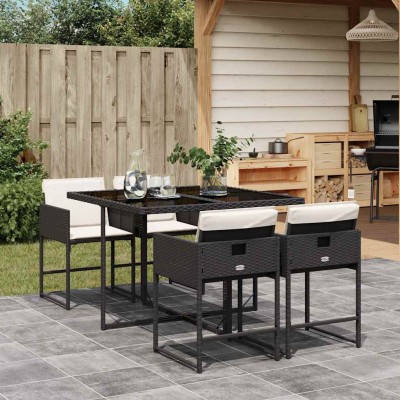 Garden set with cushions, 5...