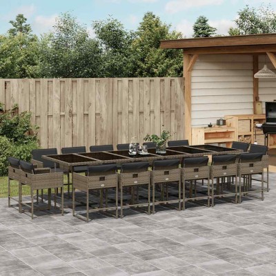 Garden set with cushions,...