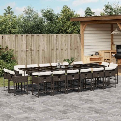 Garden set with cushions,...