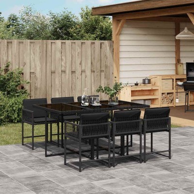 Garden set with cushions, 7...