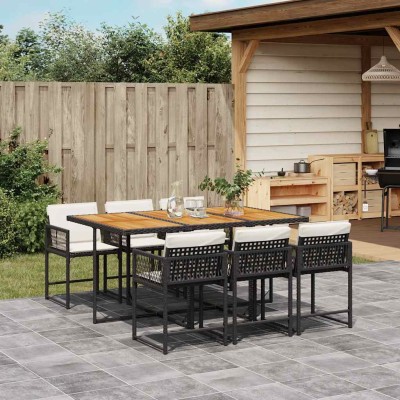 Garden set with cushions, 7...