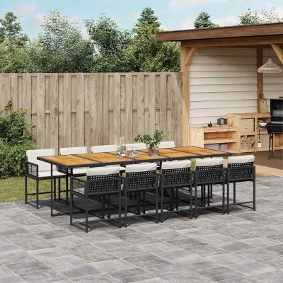 Garden set with cushions,...