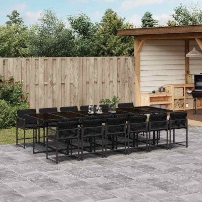Garden set with cushions,...
