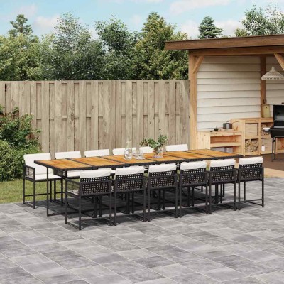 Garden set with cushions,...