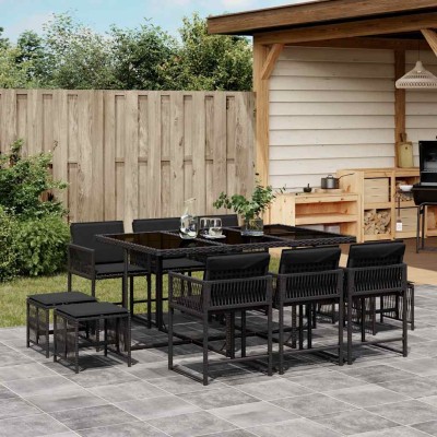 Garden set with cushions,...