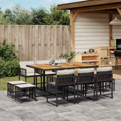 Garden set with cushions,...