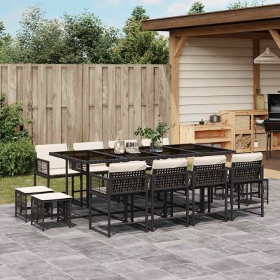 Garden set with cushions,...